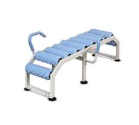 Xgdsnly Aparato Estiramiento con Rodillos Banco Estiramiento con Agarres Multifuncional para Gimnasio en Casa, Azul
