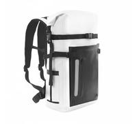 Xgdsnly Bolsa Seca Impermeable Resistente a Desgarros Mochila de Natación Impermeable Correa Ajustable Equipo Al Aire Libre para Rafting, Blanco, Blanco Y Negro