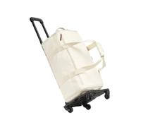 Xgdsnly Bolsa Viaje Trolley Maleta Trolley Tejido Oxford Cremallera Bolsa Viaje con Ruedas, Array, Beige, 54 30 23CM
