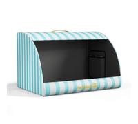 Xgdsnly Casa Enfriamiento para Mascotas Ventilada Cómoda, Grande L, Caseta Azul - Grande【Oxford Impermeable】 Caja De Cristal De Hielo X2 Recomendado para Mascotas De hasta 30 Jin