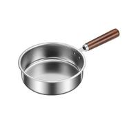 Xgdsnly Cazo Acero Inoxidable Compacto Cazo con Mango Olla Pequeña Mini para Estudiantes, Cocinas Pequeñas, 18cm