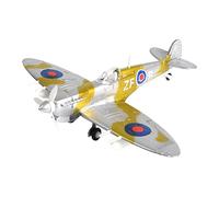 Xgdsnly Colección Avión Modelo 3D de Kit de Ensamblaje Avión de Rompecabezas Manual para Adultos Material Educativo Adecuado para Decoración de, Plata
