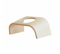 Xgdsnly Comedero de Madera con Recipientes de Cerámica Diseño Inclinado Comedero Alto Doble Cuello más Cómodo, Soporte De Un Solo Tazón