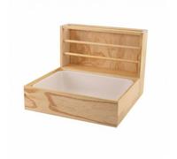 Xgdsnly Comero Forraje con Banja Sanitaria Multifuncional Porta con Banja Amplio para Conejos, Hámsters, Jaula