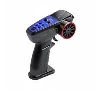 Xgdsnly Control Remoto para Coche RC Mando Electrónico Transmisor Empuñadura Ergonómica Manejo Suave con Dirección y Gatillo Compatible con 244016 y 244018