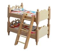 Xgdsnly de Madera a Escala 1/12 con Escalera. Accesorio Resistente para Casa de Muñecas.