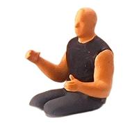 Xgdsnly Figura de para Kit de Maqueta Callejera Figuras en Resina Pintadas a Mano Aptas para Modelado Y Escenarios Diorama, Admirador