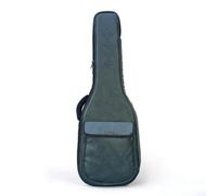 Xgdsnly Funda Guitarra Cuero Sintético Acolchada Funda Guitarra con Bolsillo Resistente Estuche para Ensayos, Verde Esmeralda