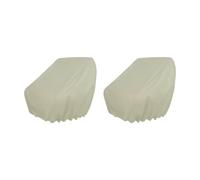 Xgdsnly Juego de 2 Fundas Impermeables para Asientos de Barco, Fundas Protectoras, Fundas para Sillas de, Tela Oxford, Fáciles de Limpiar, para, Color Albaricoque