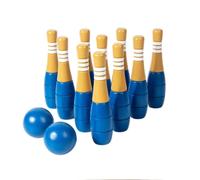 Xgdsnly Juego Pin Educativo Pin para Niños, Jardín, Bolos De Madera Grandes