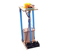 Xgdsnly Kit Ciencia DIY Madera Juego Científico Eléctrico Manualidades Elevador Motorizado para Desarrollo Habilidades Motoras Enseñanza Creativa Regalo