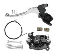 Xgdsnly Kit de Palanca de Freno para Minimoto, Cable de Embrague, Cilindro Hidráulico Y Pinza de Freno. Fabricado en Aleación de Aluminio. Adecuado para Minim, Negro