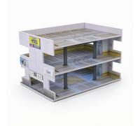 Xgdsnly Maqueta Parking con Pendientes Multinivel Escenario Estacionamiento Escala Realista Miniatura para Maquetistas, MO936602 Estacionamiento Japonés B