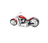 Xgdsnly Motocicleta Miniatura Figuras Diorama Accesorio Decorativo Escenario Manualidad en Resina Pintada a Mano Adecuada para Modelismo Paisajes Fer, Rojo