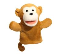 Xgdsnly Muñeco de Marioneta de Animales, Mano de Peluche, Guante Interactivo para Estimular La Imaginación. Adecuado para La Enseñanza Y La Narración de Cuent, Mono
