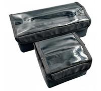 Xgdsnly Organizador Interior Maletín Maquillaje Combinación Libre Caja Organizadora Cosméticos Portátil Caja Tela Plegable para Maquilladores, 1 Grande, 1 Pequeña