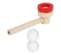 Xgdsnly Pelotas de Juguete para Soplar, Juguete de Madera para Soplar, Juego de Desafío Interactivo Al Aire Libre.
