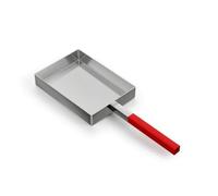 Xgdsnly Plancha Asar Antiadherente Plancha con Mango Sartén Perforada para Cocineros, Cocina, Parrilla, Hostelería, Olla De 23 16 4 Cm, 2MM De Espesor