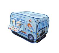 Xgdsnly Play Tent para Niños Casa Plegable Tienda Portátil Vehículo Juguete Infantil Fácil de Guardar Poliéster Adecuada para Fiestas Cumpleaños Juegos, Azul