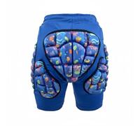 Xgdsnly Short Protector de Cadera Absorbe Impactos Pantalón Antiimpacto Infantil Cintura Ajustable Short de Patinaje Acolchado para Niños , Azul , 150-XL 10-12 Años Cintura 52cm