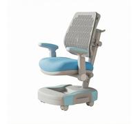 Xgdsnly Silla Estudio Infantil Reposabrazos Silla Infantil Regulable Ergonómica Estable para Niños, Escritorio, Azul