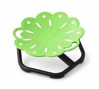 Xgdsnly Silla Giratoria Sensorial Segura Silla Giratoria Infantil Resistente Asiento Giratorio para Niños, Autistas, Metal Base - Green, Peacock Luminous Swivel Chair