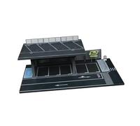 Xgdsnly Soporte de exhibición de metal fundido a presión 1/64, estacionamiento, almacenamiento de coche de juguete fundido a presión para coleccionista, decoración de mesa, estilo B