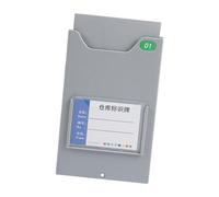 Xgdsnly Soporte de Pared para Tarjetas de Control Horario para El Seguimiento de Asistencia de Empleados en Fábricas, con Tornillo Incluido, con 1 Ranura de