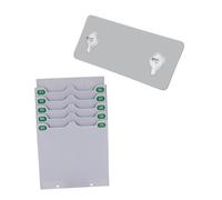Xgdsnly Soporte Extensible para Tarjetas de Control Horario, Montaje en Pared, Extensible para Tarjetas de Control Horario, Ideal para Oficinas Y Fábricas, 10 Ranuras
