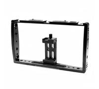 Xgdsnly Soporte para Cámara Jaula de Vlog Montura para Acción Bastidor Compacto Compatible con Teléfonos Cámaras Compactas y sin, Negro, Jaula para Teléfono con Clip Tipo A