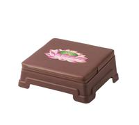 Xgdsnly Taburete con Almacenamiento Acolchado Taburete Rodillas Plegable Banco Meditación para Oración, Ejercicio Corporal, Una Flor De Loto Mejorada