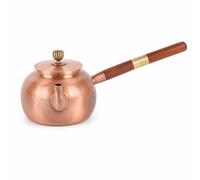 Xgdsnly Tetera Cobre Clásico Hervidor Agua con Tapa Resistente a la Corrosión para Cocina, Tetera De Manzana Con Aguja De Té