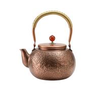 Xgdsnly Tetera Cobre Martillado Tetera con Tapa Retro Vajilla para Oficina