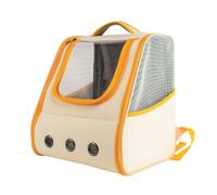 Xgdsnly Transportín Mochila Libres Transportín con Transparente Acolcdo para s Pequeños, Amarillo