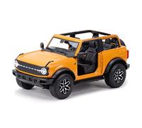 XGFFBAGB 1:18 2021 para Ford Bronco Badlands Vehículos Estáticos Fundidos A Presión, Modelos De Coche De Juguete Coleccionables(Orange,with Box)