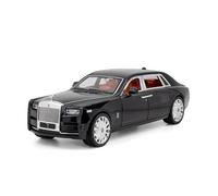 XGFFBAGB 1:18 Modelo De Coche De Aleación Phantom, Coche De Juguete con 6 Puertas Abiertas, Colección, Exhibición, Regalo(Black,No Box)
