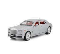 XGFFBAGB 1:18 Modelo De Coche De Aleación Phantom, Coche De Juguete con 6 Puertas Abiertas, Colección, Exhibición, Regalo(Silver Gray,No Box)