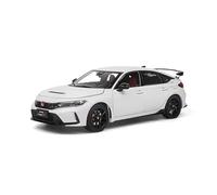 XGFFBAGB 1:18 para Civic Type R FL5 Modelo De Coche De Metal Fundido A Presión Juguete De Colección De Pasatiempos Regalo(White,with Box)