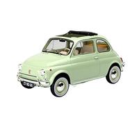 XGFFBAGB 1:18 para Fiat 500L 1968, Edición Coleccionable con Puerta Cerrada, Juguete En Miniatura Moldeado A Presión De Metal para Regalo(Green,with Box)