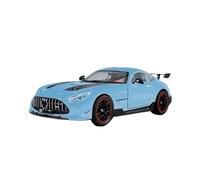XGFFBAGB 1:18 para GT Sports Car Alloy Model Pull Back Toy Die-Cast Collection Decoration Gift(BLU,with Box)
