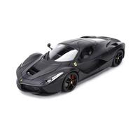 XGFFBAGB 1:18 para Laferrari Versión Refinada Coche Deportivo Estático Fundido A Presión Vehículos Modelo Coleccionable Juguetes(Black,No Box)