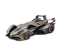 XGFFBAGB 1:18 para Lambo V12 Vision Gran Turismo, Coche Deportivo estático de fundición a presión, Modelo Coleccionable, Juguetes(Green,with Box)