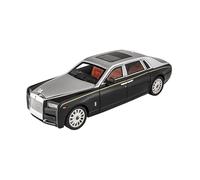 XGFFBAGB 1:18 para Phantom Alloy Pull Back Toy Diecast Car con Sonido Y Luz Modelo De Juguete(Silver Black,with Box)