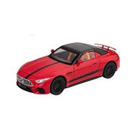 XGFFBAGB 1:22 para SL63 Modelo De Coche Deportivo De Aleación De Metal Fundido A Presión Juguete De Colección(Rosso,No Box)