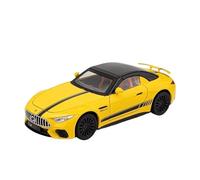 XGFFBAGB 1:22 para SL63 Modelo De Coche Deportivo De Aleación De Metal Fundido A Presión Juguete De Colección(Yellow,No Box)