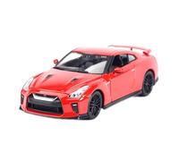 XGFFBAGB 1:24 2017 para GT-R Sports Car Static Diecast Vehículos Coleccionables Modelo Juguetes(Rosso,with Box)