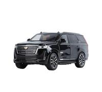 XGFFBAGB 1:24 Escalade SUV Aleación Coche Diecast Metal Modelo Juguete Escritorio Adornos Regalo(Black,No Box)
