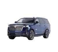 XGFFBAGB 1:24 Escalade SUV Aleación Coche Diecast Metal Modelo Juguete Escritorio Adornos Regalo(BLU,with Box)