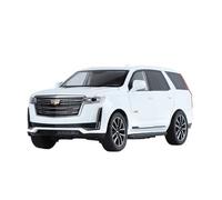 XGFFBAGB 1:24 Escalade SUV Aleación Coche Diecast Metal Modelo Juguete Escritorio Adornos Regalo(White,No Box)