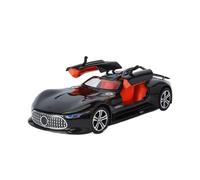 XGFFBAGB 1:24 GT Aleación Diecast Metal Coche De Carreras Vehículos Modelo Sonido Luz Juguete Regalo(Bright Black,No Box)